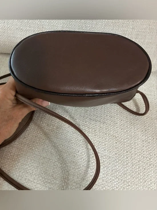 Brighton EUC Vintage Black & Brown woven/Leather Crossbody Bag - Picture 6 of 13